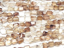 [Video]High Quality Brown Topaz AA++ Faceted Nugget half or 1strand beads (aprx.12inch/30cm)