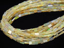[Video] Ethiopia Opal AA++ Rectangle-Square half or 1strand beads (aprx.16inch/40cm)