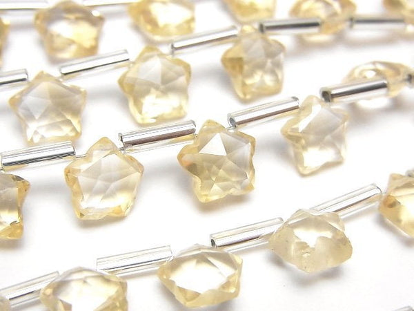 [Video]High Quality Citrine AAA- Faceted Star 8x8mm 1strand (8pcs)
