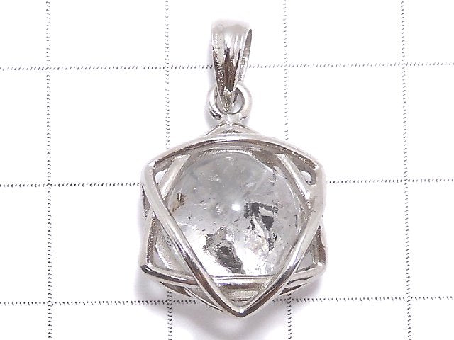 [Video][One of a kind] Water in Crystal Star Shape Pendant Silver925 NO.8