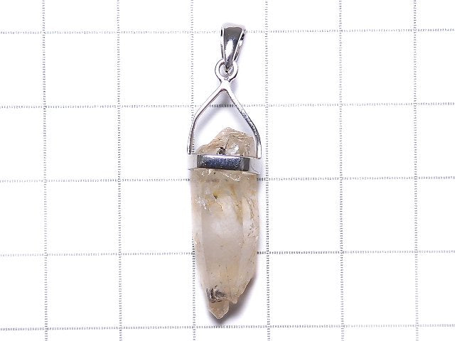 [Video][One of a kind] Oil in Quartz Point Pendant Silver925 1pc NO.17
