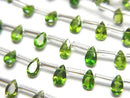[Video]High Quality Chrome Diopside AAA Pear Shape Faceted 5x3mm half or 1strand (18pcs)