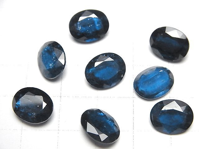 [Video]High Quality Indigo Blue Kyanite AAA Loose stone Oval Faceted 11x9mm 1pc