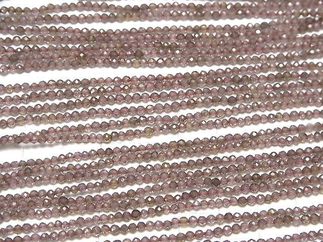 [Video]High Quality! color change Garnet AAA Faceted Round 2mm half or 1strand beads (aprx.12inch/30cm)