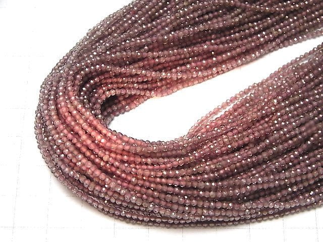 [Video]High Quality! color change Garnet AAA Faceted Round 1.8mm half or 1strand beads (aprx.12inch/30cm)