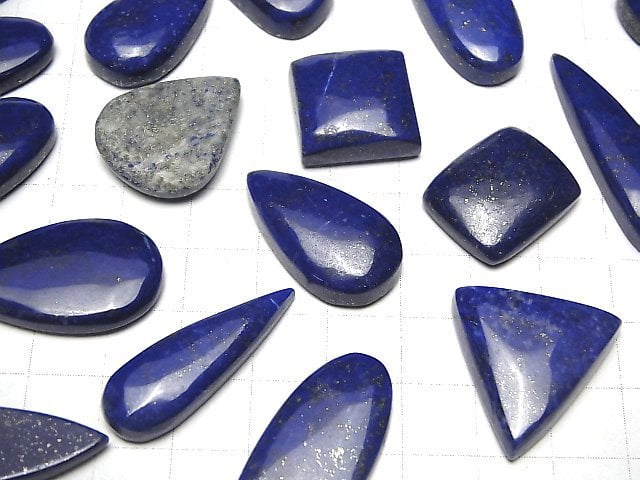 [Video]Lapislazuli AA++ Mix Shape Cabochon 3pcs