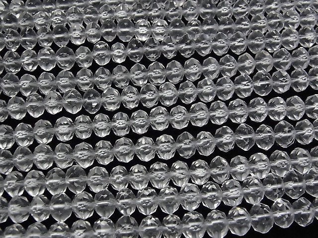 [Video]High Quality! Crystal AAA- Star Faceted Button Rondelle 8x8x6mm 1/4 or 1strand beads (aprx.15inch/38cm)