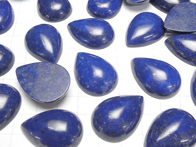 [Video] Lapislazuli AA++ Pear shape Cabochon 30x22mm 1pc