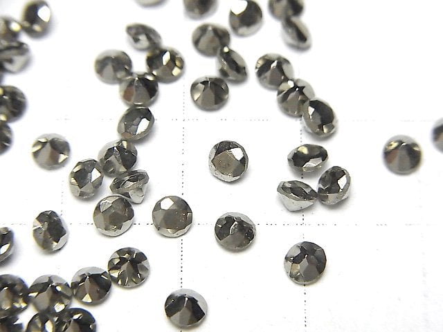 [Video]Pyrite Loose stone Round Faceted 3x3mm 10pcs