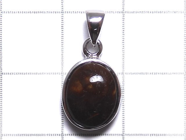 [Video][One of a kind] Mexico Fire Agate AAA- Pendant Silver925 NO.10