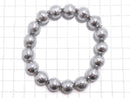 [Video][One of a kind] Meteorite (Muonionalusta) Round 12mm Bracelet NO.5