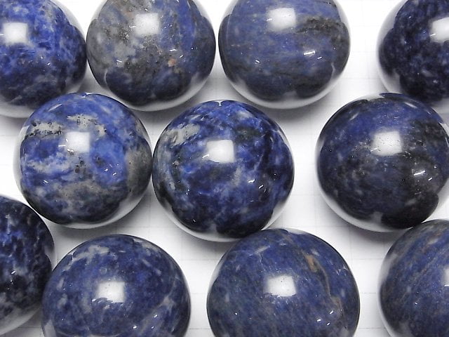 [Video]Sodalite AA Sphere ,Round 40mm 1pc