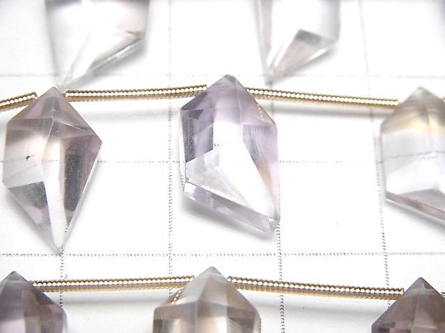 [Video]High Quality Ametrine AA++ Spindle Cut 1strand (8pcs)