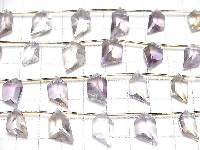 [Video]High Quality Ametrine AA++ Spindle Cut 1strand (8pcs)