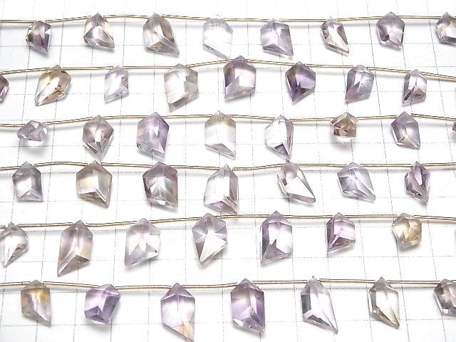 [Video]High Quality Ametrine AA++ Spindle Cut 1strand (8pcs)