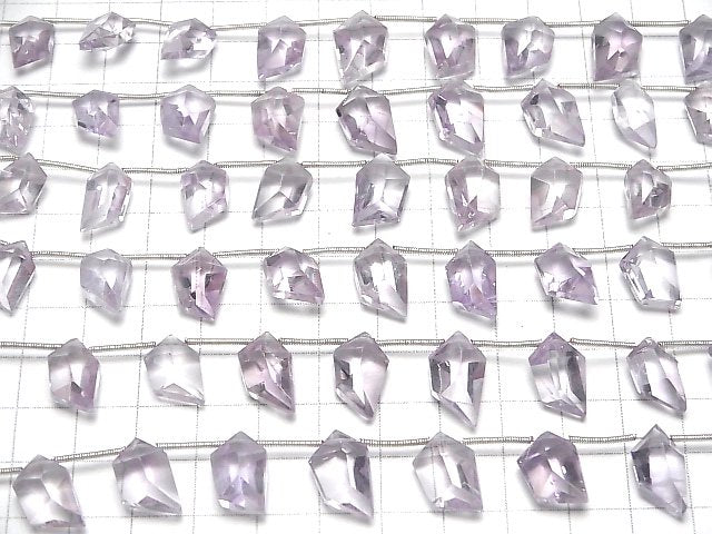 [Video] High Quality Light color Amethyst AAA- Spindle cut 1strand (8pcs)