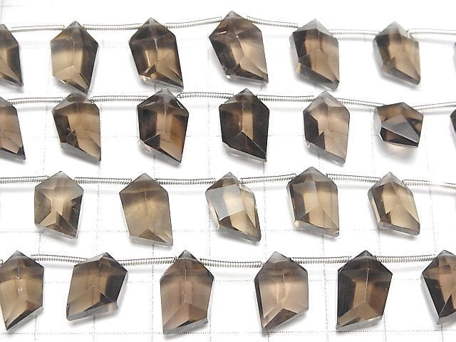 [Video]High Quality Smoky Quartz AAA- Spindle cut 1strand (8pcs)