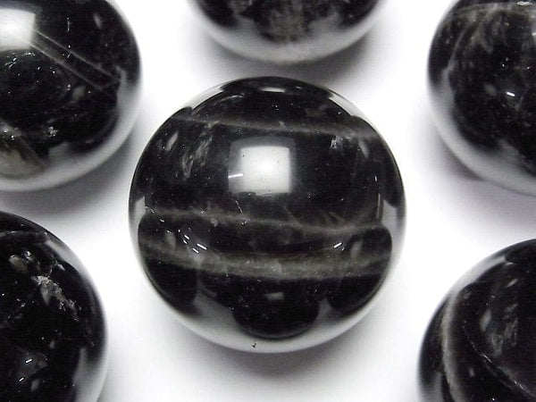 Black Crystal (Morion) Gemstone Beads