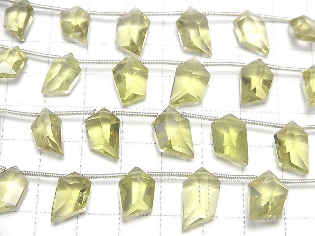 [Video] High Quality Olive Quartz AAA- Spindle Cut 1strand (8pcs)