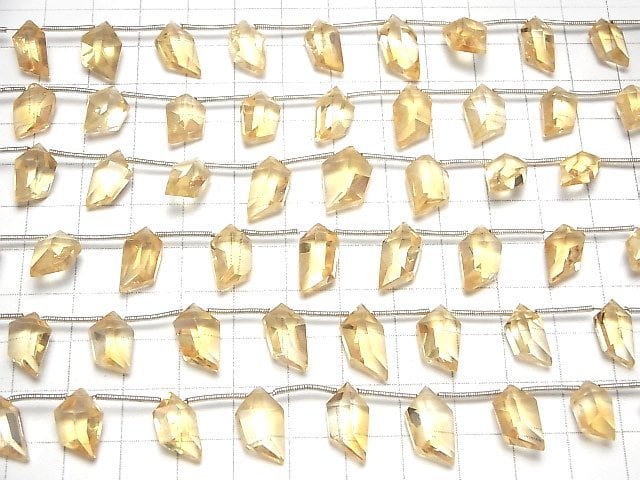 [Video]High Quality Citrine AAA- Spindle Cut 1strand (8pcs)