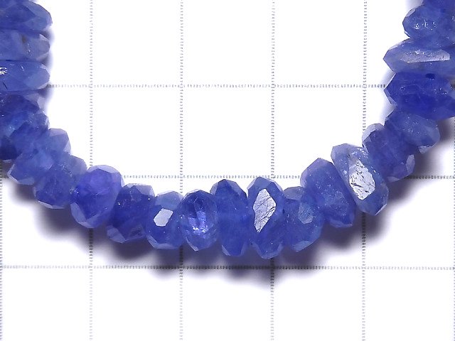 [Video][One of a kind] High Quality Tanzanite AA++ Faceted Nugget Bracelet NO.12