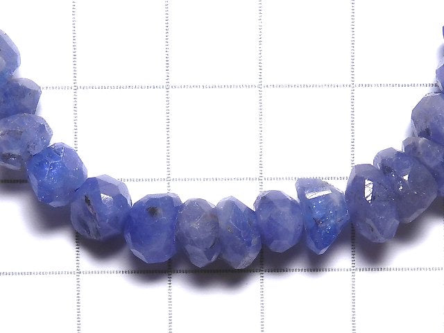 [Video][One of a kind] High Quality Tanzanite AA++ Faceted Nugget Bracelet NO.15