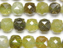 [Video] High Quality! Grossular Garnet Cube Shape 8x8x8mm half or 1strand beads (aprx.15inch/36cm)