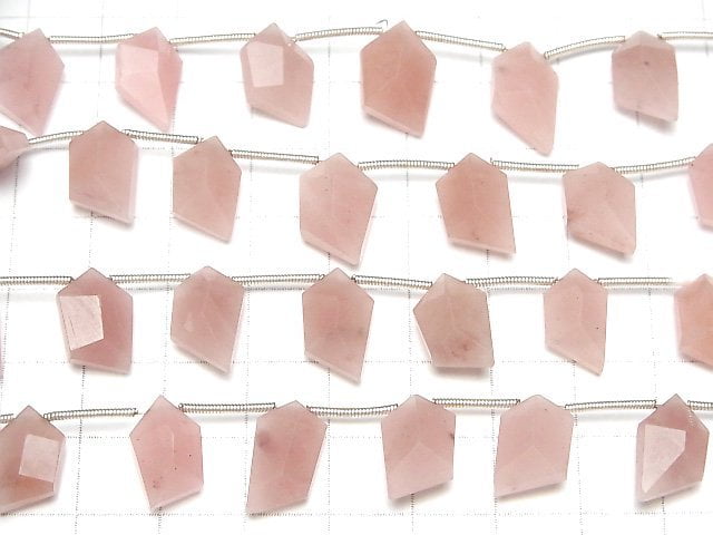 [Video]Guava Quartz AA++ spindle cut 1strand beads (aprx.4inch/10cm)