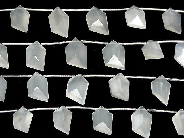 [Video] High Quality White Moonstone AA++ Spindle Cut 1strand (8pcs)