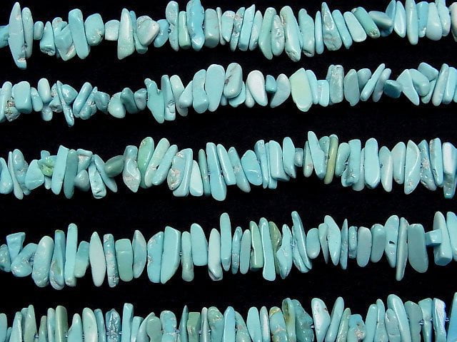 [Video]Arizona Sleeping Beauty Turquoise Chips (Small Nugget) half or 1strand (Approx 36mm)