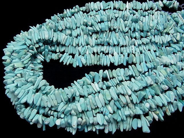 [Video]Arizona Sleeping Beauty Turquoise Chips (Small Nugget) half or 1strand (Approx 36mm)