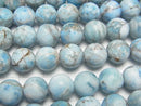 [Video] Madagascar Frost Blue Apatite AA+ Round 10mm half or 1strand beads (aprx.15inch/38cm)