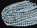 [Video] Madagascar Frost Blue Apatite AA+ Round 10mm half or 1strand beads (aprx.15inch/38cm)