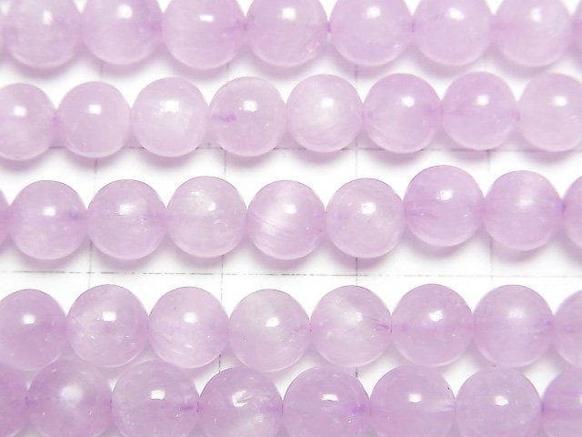 [Video]Nigerian Kunzite AAA Round 6mm 1/4 or 1strand beads (aprx.15inch/37cm)