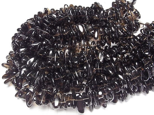 [Video]Smoky Quartz AAA Chips (Small Nugget) 1strand beads (aprx.15inch/38cm)