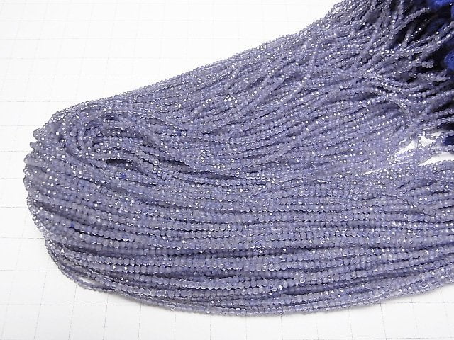 [Video] High Quality! Tanzanite AAA Faceted Round 2mm half or 1strand beads (aprx.12inch/30cm)