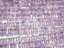 [Video] Pink Amethyst AAA- Square Rondelle (disc) 1strand beads (aprx.15inch/38cm)