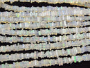 [Video]High Quality Ethiopian Opal AAA- Square Rondelle (disc) half or 1strand beads (aprx.15inch/38cm)