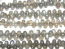 [Video]High Quality Labradorite AA++ Drop Faceted Briolette half or 1strand beads (aprx.8inch/20cm)