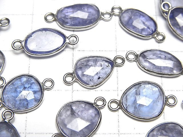 [Video]High Quality Tanzanite AA++ Bezel Setting Freeform Rose Cut [Both Side] Silver925 3pcs