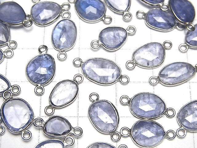 [Video]High Quality Tanzanite AA++ Bezel Setting Freeform Rose Cut [Both Side] Silver925 3pcs