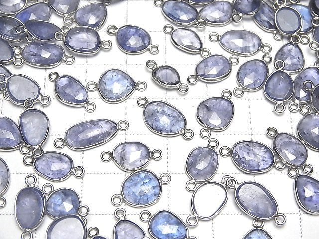 [Video]High Quality Tanzanite AA++ Bezel Setting Freeform Rose Cut [Both Side] Silver925 3pcs