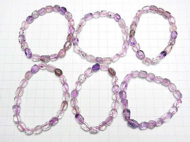 [Video] Elestial Quartz AAA- Nugget Bracelet