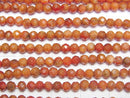 [Video] High Quality! Sponge Coral Faceted Round 3mm 1strand beads (aprx.15inch/36cm)