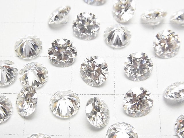 [Video] Moissanite AAA Loose stone Round Faceted 7x7mm [Clear] 1pc