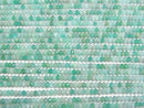 [Video]High Quality! Amazonite AA++ Faceted Button Rondelle 3x3x2mm 1strand beads (aprx.15inch/37cm)
