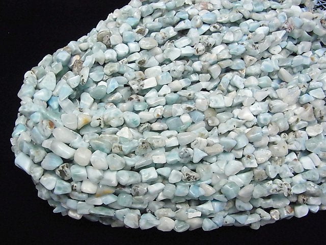 [Video]Larimar Pectolite AA Nugget 1strand beads (aprx.15inch/37cm)