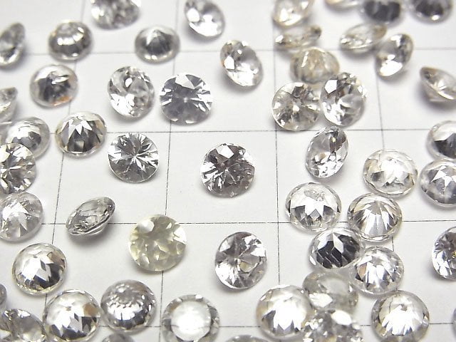 [Video]High Quality Natural Zircon AAA Loose stone Round Faceted 5x5mm 2pcs