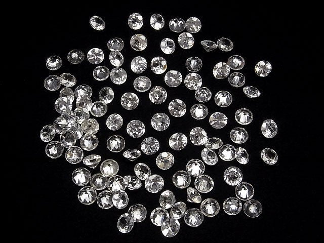 [Video]High Quality Natural Zircon AAA Loose stone Round Faceted 5x5mm 2pcs