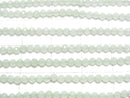 [Video]High Quality! Pastel Green Jade Faceted Round 2mm 1strand beads (aprx.12inch/30cm)
